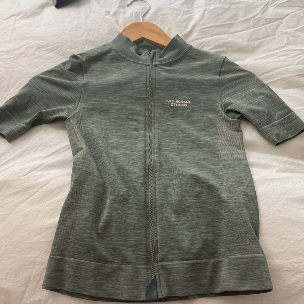 Pas Normal Studios Green Cycling Jersey
